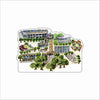 FRD-004 LSU Skyline Mini | 0.50Acrylic Mini Contour
