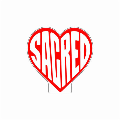 FSN-004 Sacred Heart | 0.75Acrylic Contour