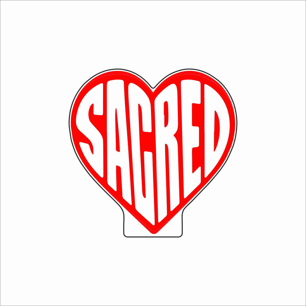 FSN-005 Sacred Heart Mini | 0.50Acrylic Mini Contour