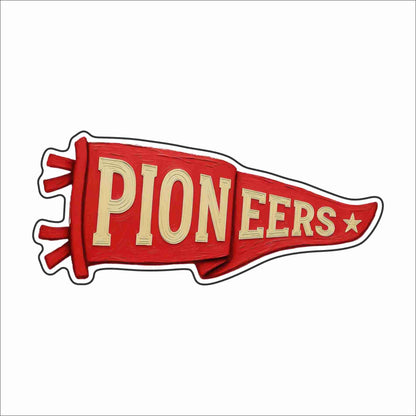 FSN-007 Pioneers Pennant Mini | 0.50Acrylic Mini Contour