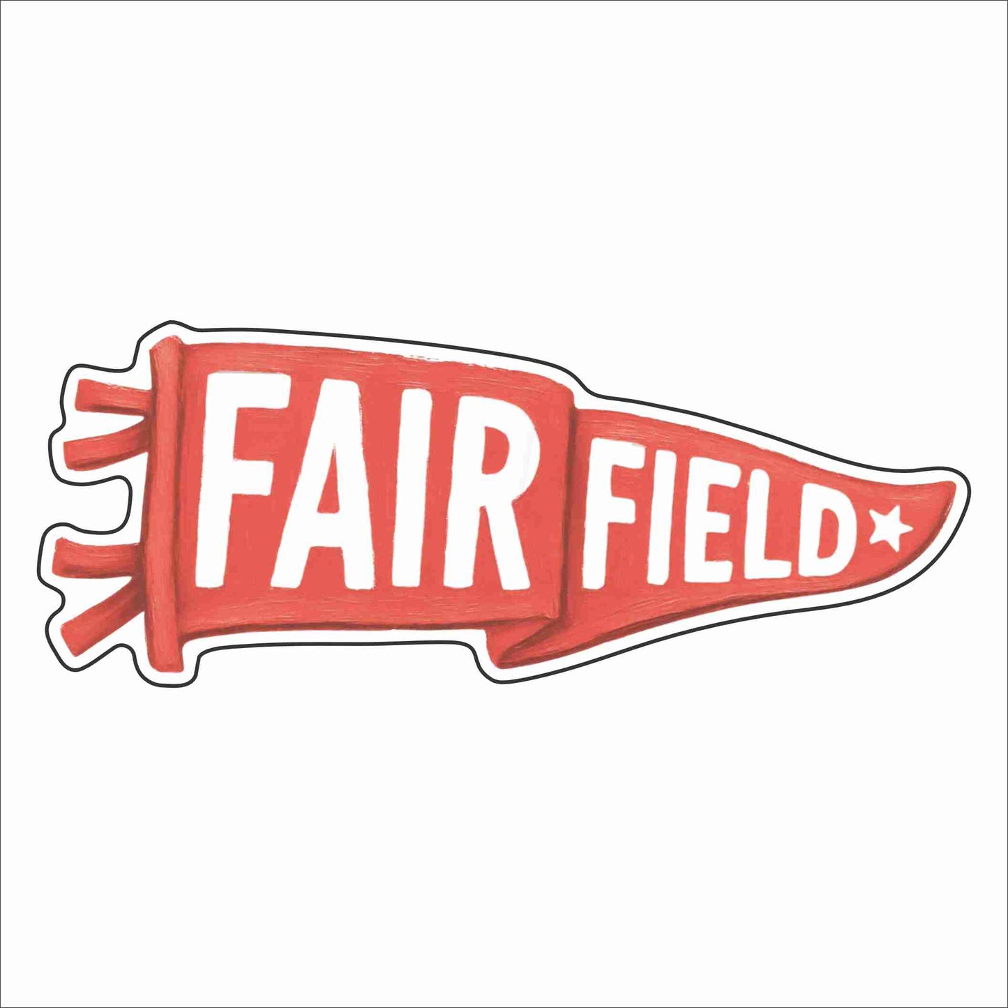 FSN-008 Fairfield Pennant | 0.75Acrylic Contour