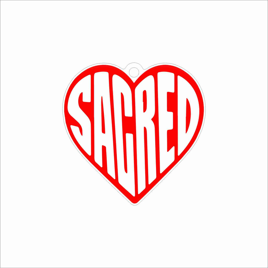 FSN-012 Sacred Heart Ornament | 0.25Acrylic Ornament