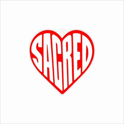 FSN-012 Sacred Heart Ornament | 0.25Acrylic Ornament