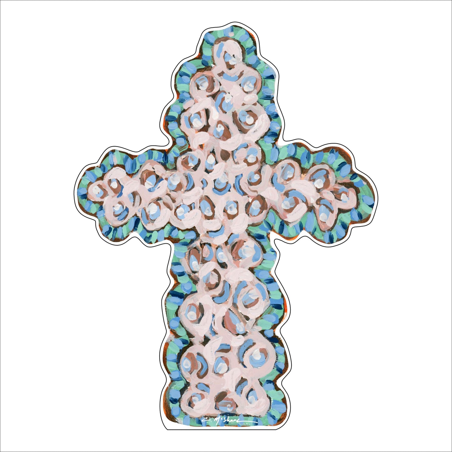 Faithful Cross II | 0.75in. Acrylic Shelfie | Case of 25