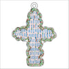 Faithful Cross I Ornament | 0.25in. Acrylic Ornament | Mix and Match (any 10+)