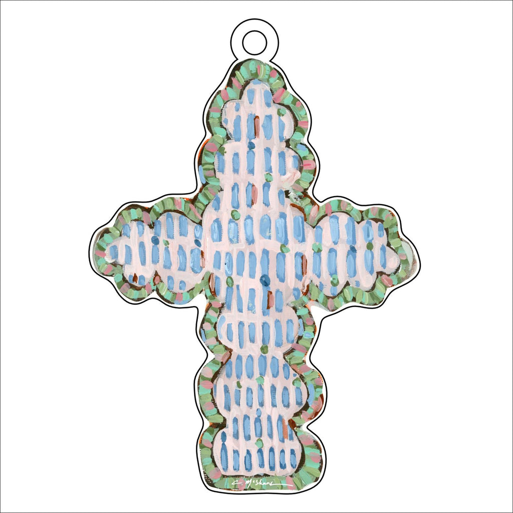 Faithful Cross I Ornament | 0.25in. Acrylic Ornament | Mix and Match (any 10+)