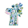 Floral Vase | 0.75in. Acrylic Cutout | Case Bundle of 25