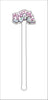 CMS-553-C4 Floral Mahjong Drink Stirrer Set| 0.125Acrylic Stirrer | Set of 4