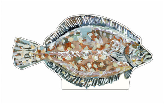 Flounder Cloned | 0.50in. Acrylic Mini | Case of 25