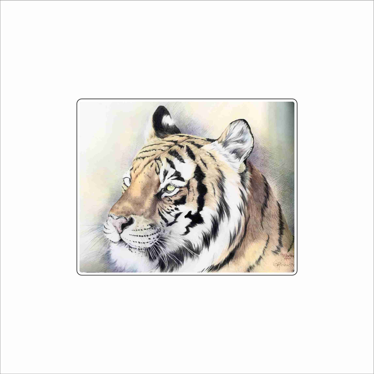 GAS-009 Tiger LSU Mini Block | 0.50Acrylic Mini Contour
