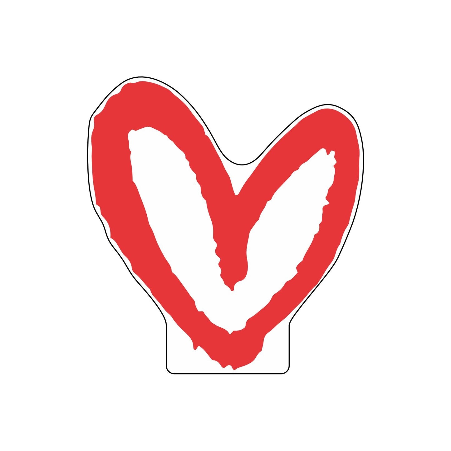 GBA-002 House of Shan Heart Mini | 0.50Acrylic Contour |