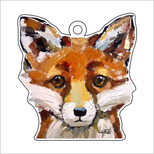 GNB-003 Fox Ornament | 0.25Acrylic Ornament |