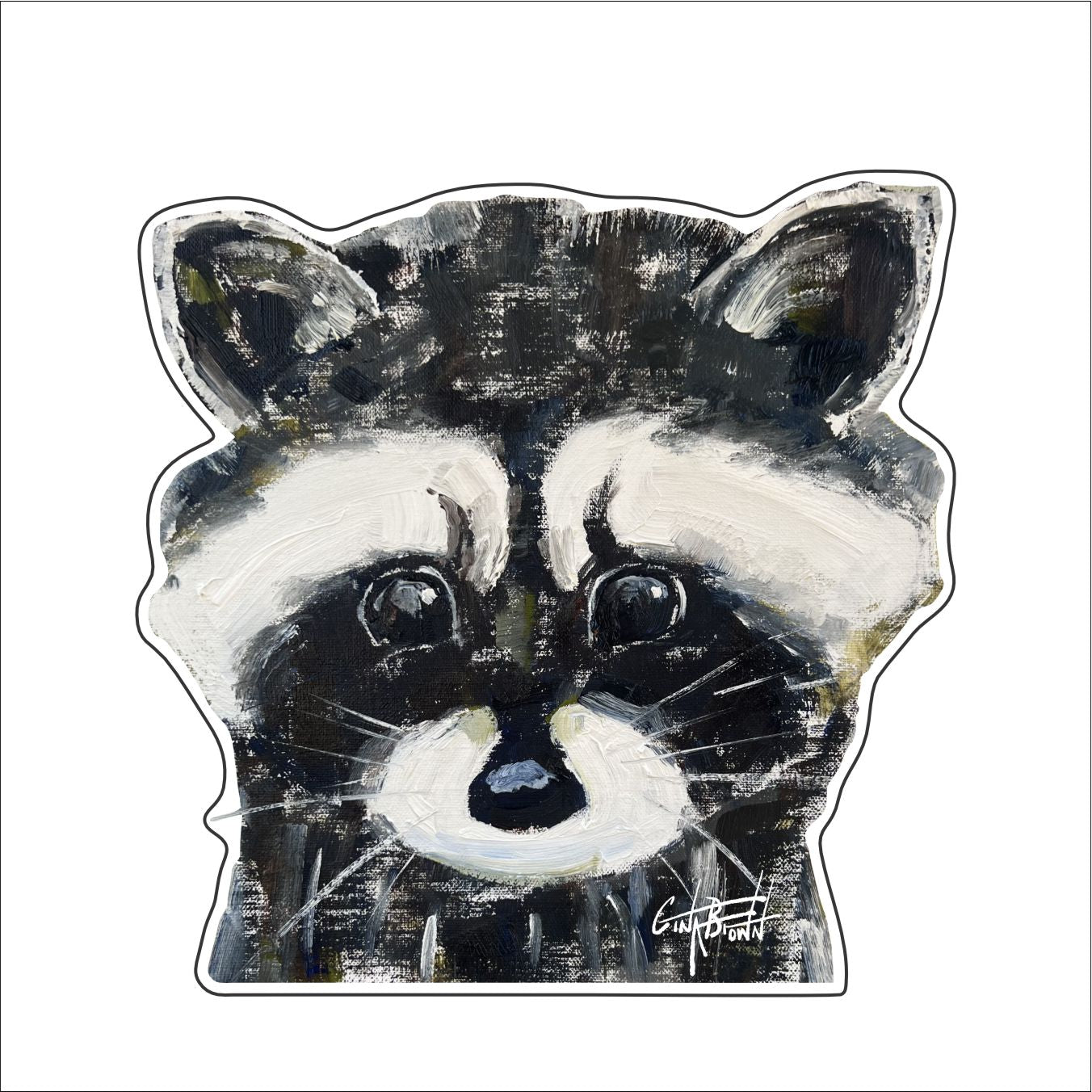 GNB-011 Raccoon Mini | 0.50Acrylic Mini |