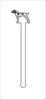 CMS-712-C4 GSP Standing Drink Stirrer | 0.125Acrylic Stirrer | Set of 4