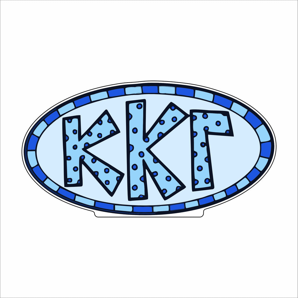GTW-008 KKG Oval | 0.75in. Acrylic Contour |