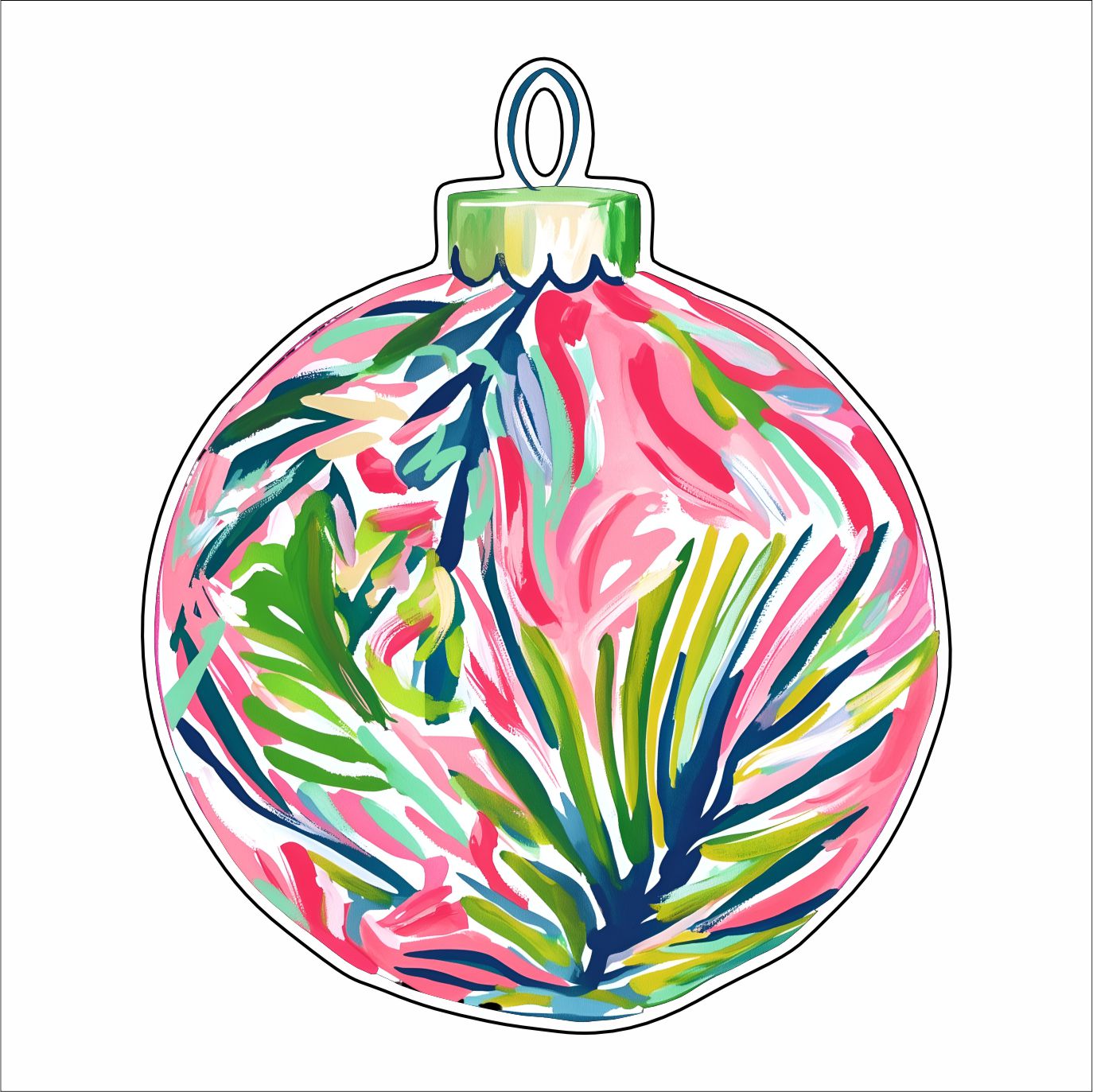 GTW-012 Merry & Wild | 0.25in. Acrylic Ornament |