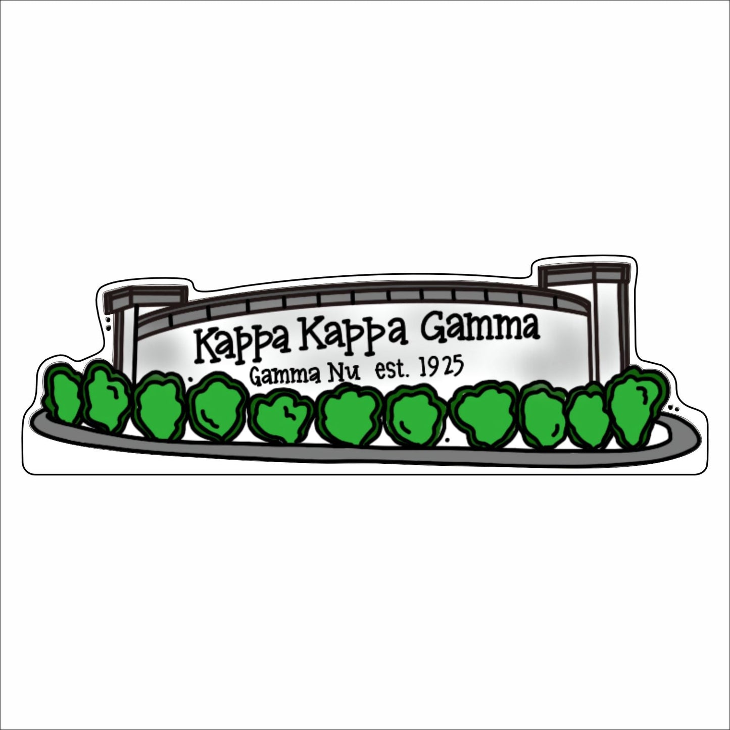 GTW-013 KKG Gamma Nu | 0.50in. Acrylic Contour | Case Bundle of 100