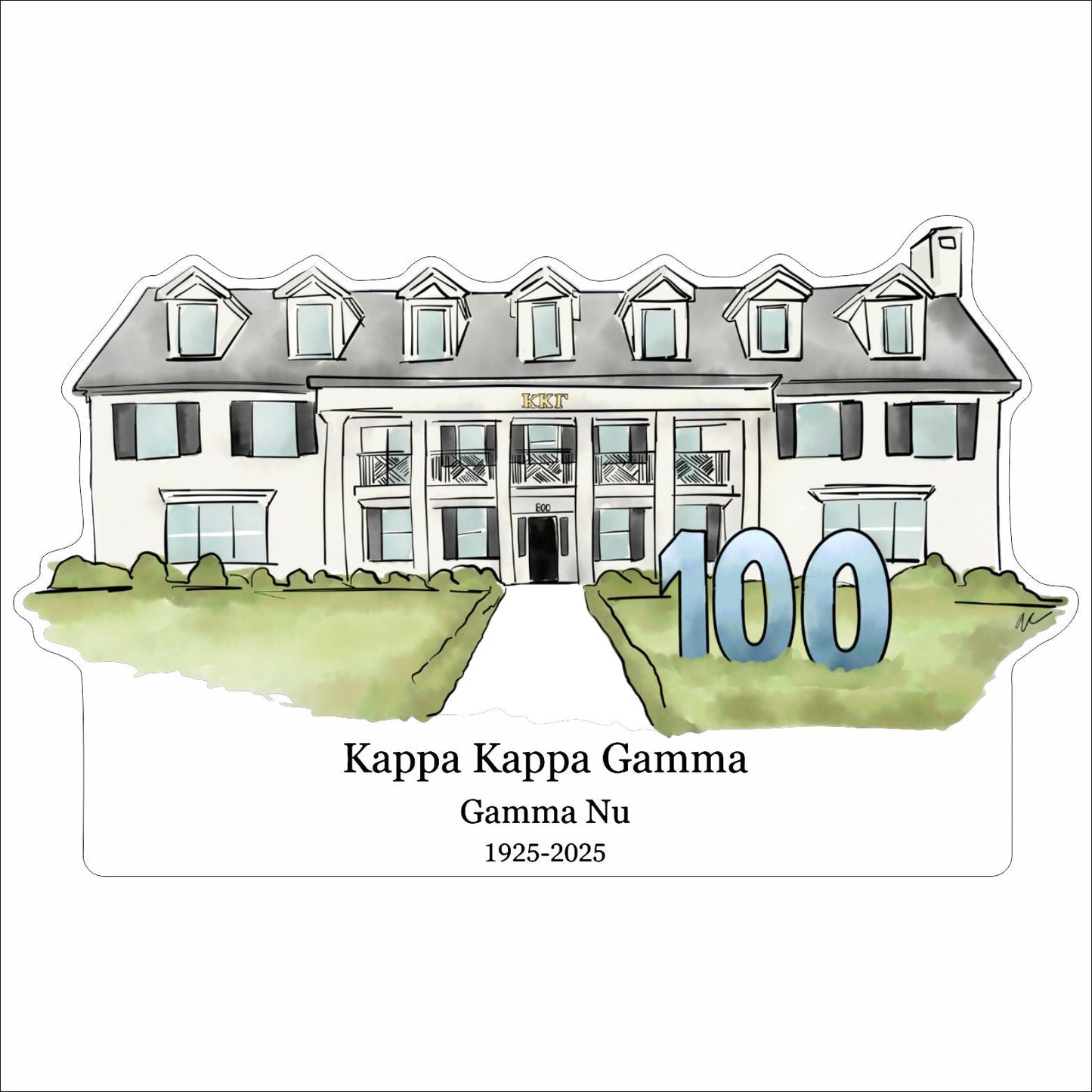 GTW-014 KKG House 100 | 0.50in. Acrylic Contour |