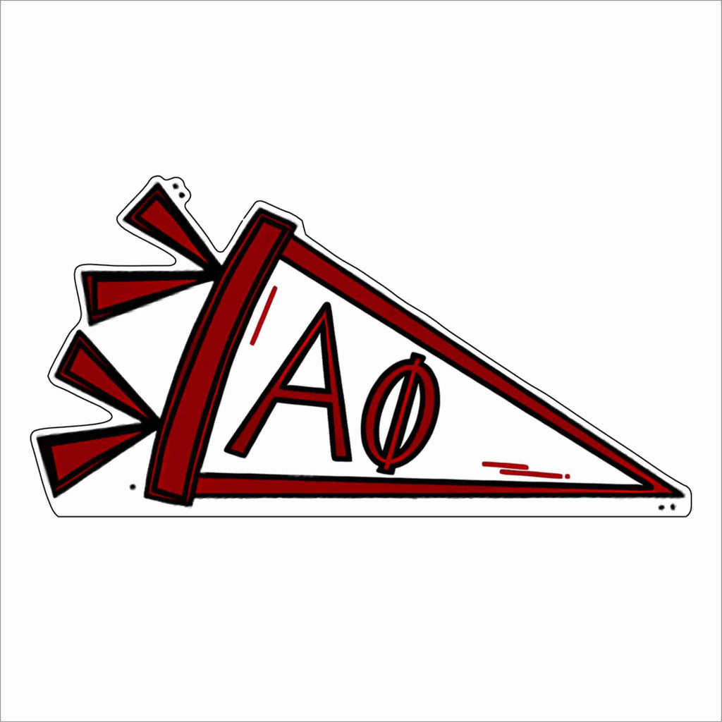 GTW-016 Alpha Phi Pennant | 0.75Acrylic Contour |