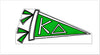 GTW-018 Kappa Delta Pennant | 0.75Acrylic Contour |