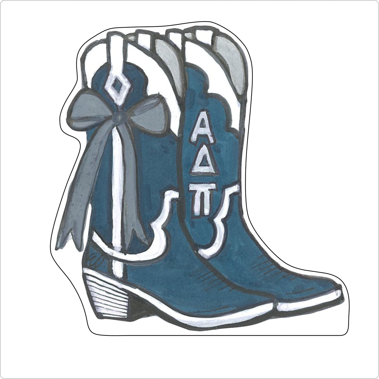 ECA-015 ADPi on the Range | 0.75Acrylic Contour |
