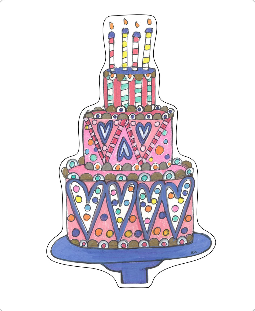 ECA-031 I Love Cake | 0.75Acrylic Contour |