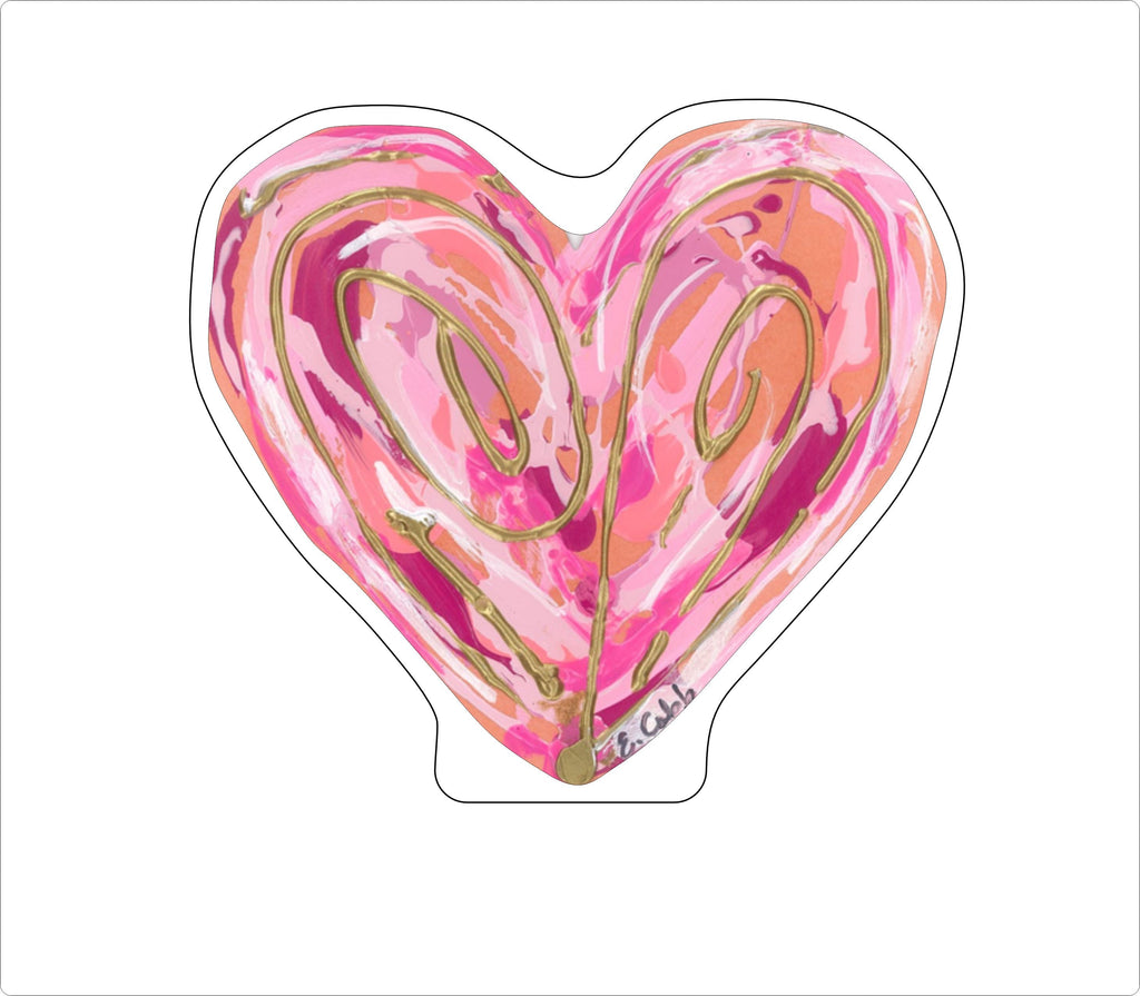 ECA-010 Baby Pink Heart | 0.75Acrylic Contour |