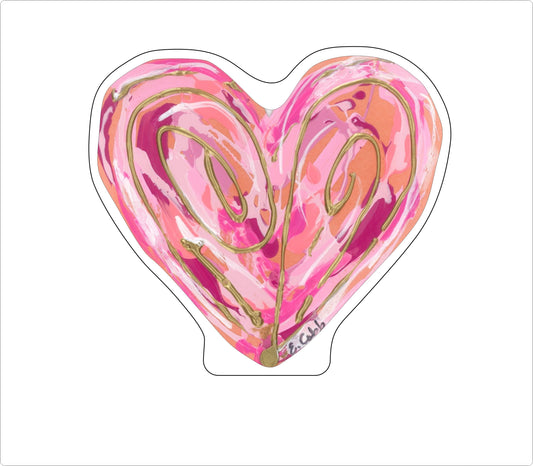 ECA-010 Baby Pink Heart | 0.75Acrylic Contour |