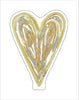 ECA-014 Metalic Heart | 0.75Acrylic Contour |