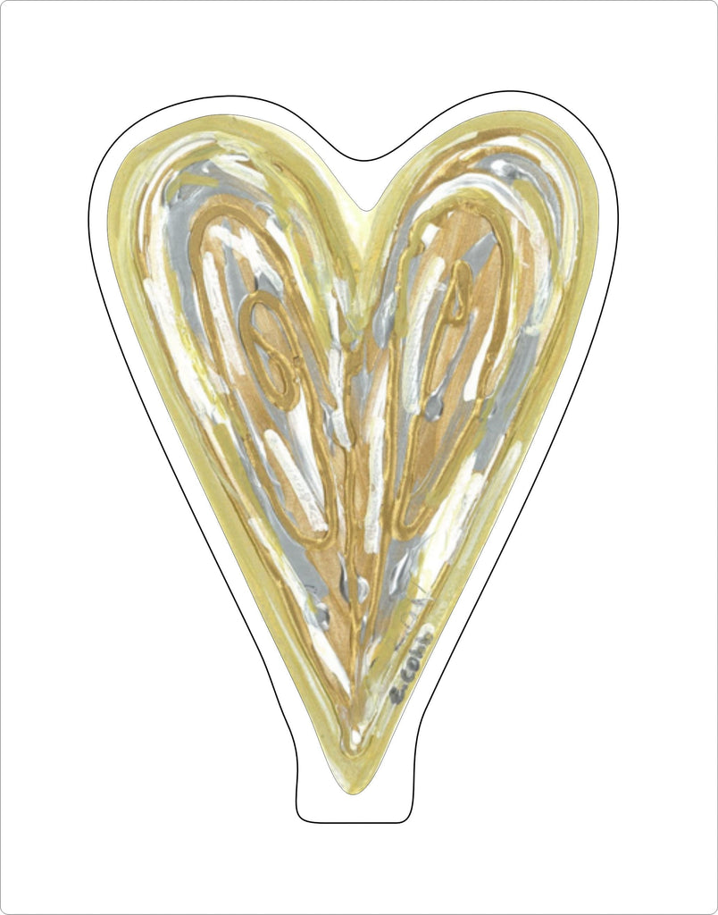 ECA-014 Metalic Heart | 0.75Acrylic Contour |