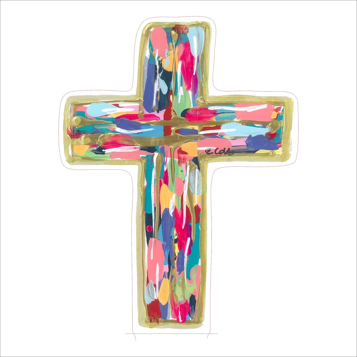 ECA-033 Cross | 0.75Acrylic Contour |