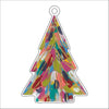ECA-005 Brushstroke Evergreen Ornament | 0.25Acrylic Ornament | Case of 25