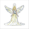 ECA-006 Angel Ornament | 0.25Acrylic Ornament | Case of 25
