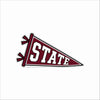 GTW-058 State Pennant | 0.75Acrylic Contour