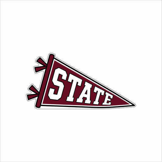 GTW-058 State Pennant | 0.75Acrylic Contour