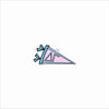 GTW-062 DG Pennant Ornament | 0.25Acrylic Ornament