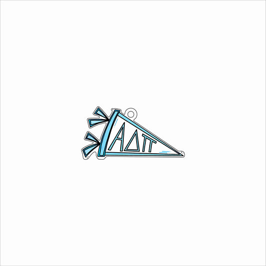 GTW-064 ADPi Pennant Ornament | 0.25Acrylic Ornament