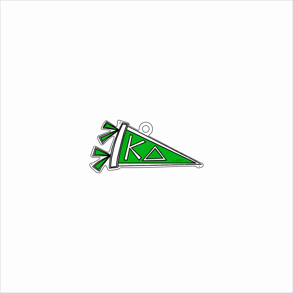 GTW-067 Kappa Delta Pennant Ornament | 0.25Acrylic Ornament