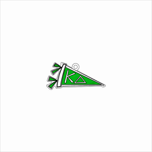 GTW-067 Kappa Delta Pennant Ornament | 0.25Acrylic Ornament