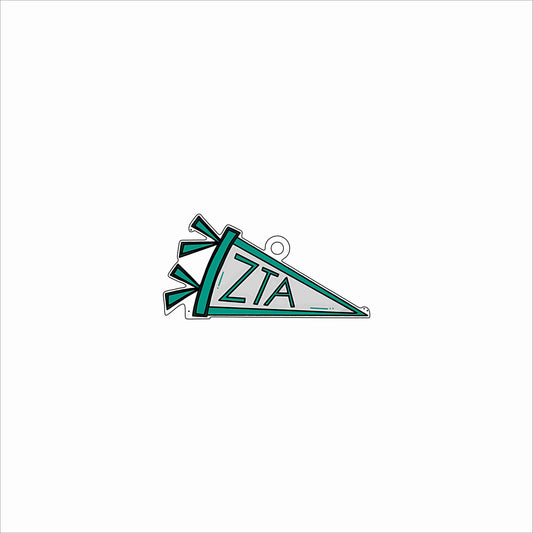 GTW-071 Zeta Pennant Ornament | 0.25Acrylic Ornament
