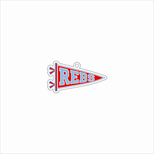 GTW-075 Rebs Pennant Ornament | 0.25Acrylic Ornament