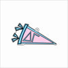 GTW-079 DG Pennant Keychain | 0.125Acrylic Keychain