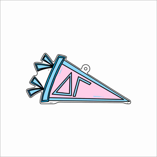 GTW-079 DG Pennant Keychain | 0.125Acrylic Keychain | Set of 25