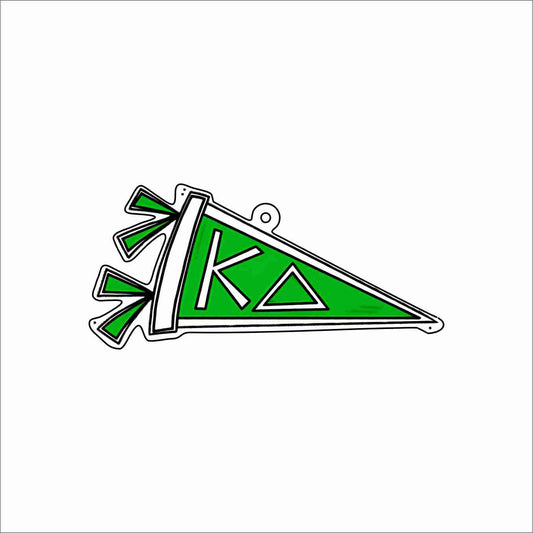 GTW-084 Kappa Delta Pennant Keychain | 0.125Acrylic Keychain | Set of 25