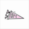 GTW-087 Phi Mu Pennant Keychain | 0.125Acrylic Keychain