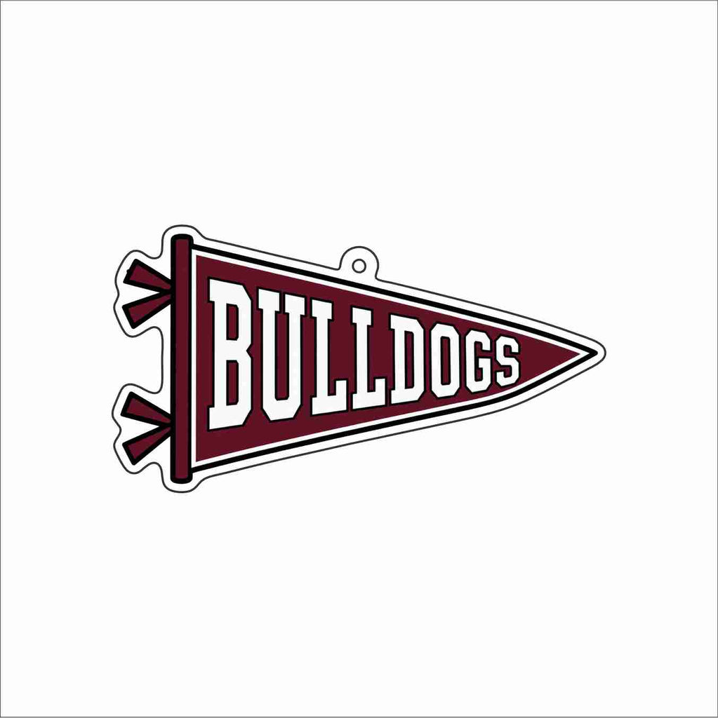 GTW-089 Bulldogs Pennant Keychain | 0.125Acrylic Keychain