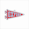 GTW-091 Oxford Pennant Keychain | 0.125Acrylic Keychain