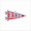 GTW-092 Rebs Pennant Keychain | 0.125Acrylic Keychain