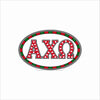 GTW-093 Alpha Chi Omega Oval | 0.75Acrylic Contour