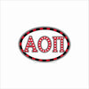 GTW-096 AOPi Oval | 0.75Acrylic Contour